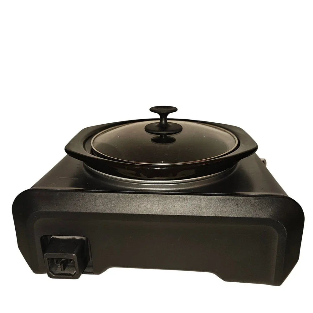 Crock-Pot Hook Up Connectable Slow Cooker 2-Quart Charcoal SCCPMD2-CH SCB4